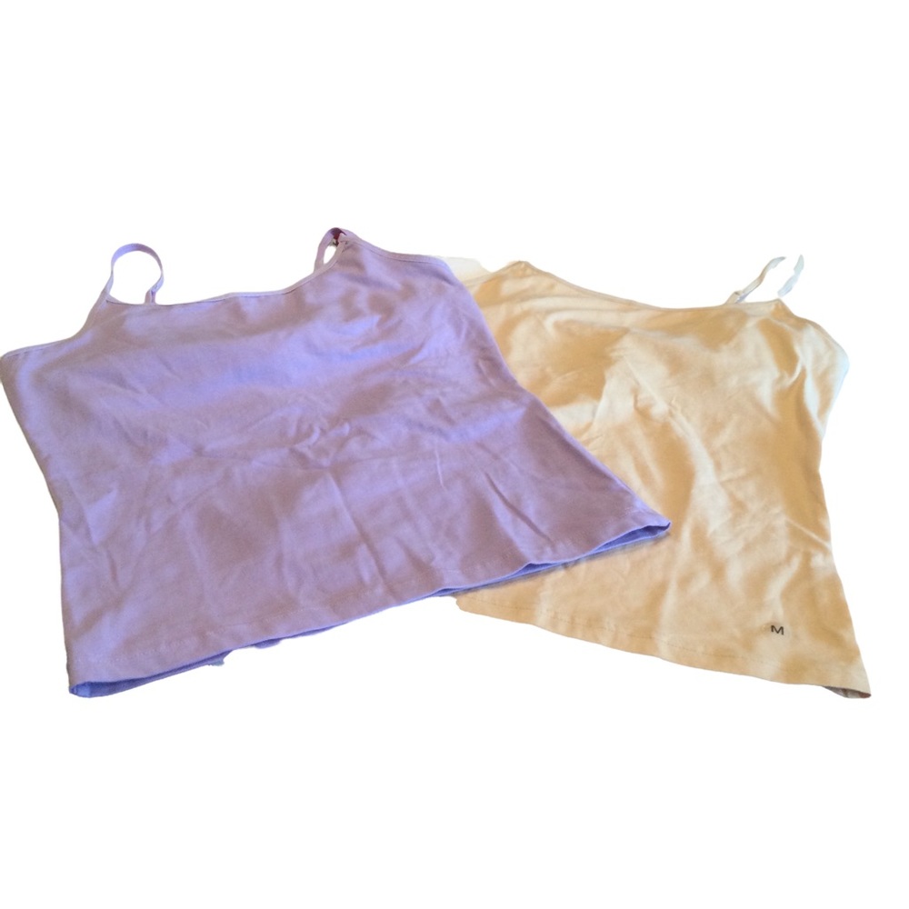 Cabernet Beige & Lavender Camisoles. NWOT
